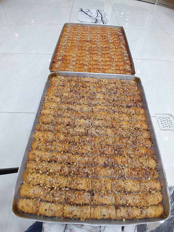  باقلوا استانبولی انگشتی گردویی